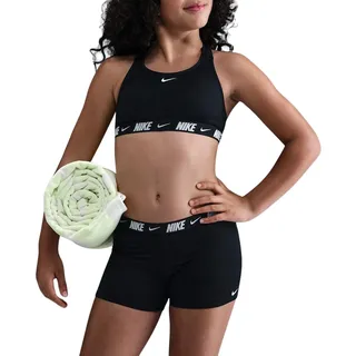 Nike Unisex Nike Swim Logo Tape Racerback Bikini & S Black Swim Trunks