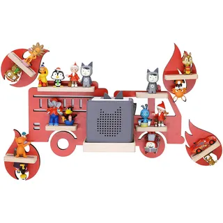 BOARTI Kinderregal Feuerwehr rot