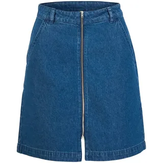 Blutsgeschwister Jeansrock Damen Blau M