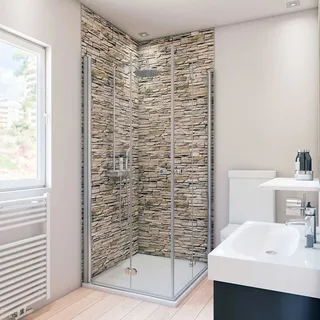 Breuer Duschrückwand Beige