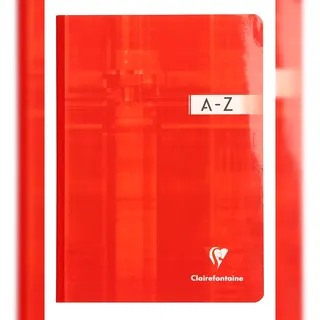 Clairefontaine Notizbuch Registerbuch A5 liniert farbig sortiert