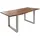 Baumtisch 160 x x 90 natur/silber matt