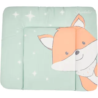 Wickelauflage STERNTALER "Filou", grün (steingrün), B:72cm L:85cm, PVC-Folie, Polyester, Wickelauflagen, Wickelauflage, Made in Europe