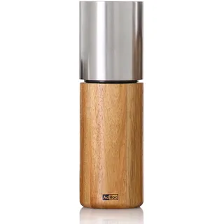 AdHoc MP821 Pfeffer- | Salzmühle Ikon, CeraCut® Keramik Mahlwerk, Akazienholz|Edelstahl