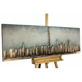METALLBILD Weiß 150/50 cm