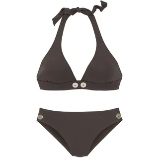 VIVANCE Triangel-Bikini Damen dunkelbraun Gr.34 Cup A/B