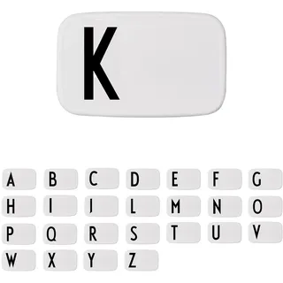 Design Letters Buchstaben Brotdose für Kinder, Erwachsene A-Z | Lunchbox BPA frei | Lunchbox Erwachsene | Personalisierte Geschenke | Ideal als Snackbox, Frühstücksbox, Brotbox Kinder, Brotdose Schule