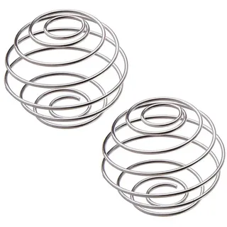 PZRT 2 Stück 304 Edelstahl Shaker Kugeln Schneebesen Bälle Milchshake Protein Shaker Ball Draht Mixer Spring Mixing Balls Küchenwerkzeuge
