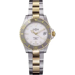 Davosa Diving Ternos Medium Automatic Ceramic 200m 166.197.20 - weiß,gold,silber - 36.5mm