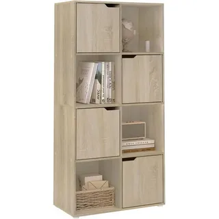 Woltu Bücherregal 60 x 120,5 x 30 cm Schwarz