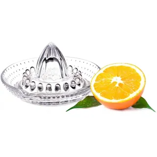 Sendez Zitruspresse Zitruspresse Glas Zitronenpresse Saftpresse Orangenpresse 14 cm
