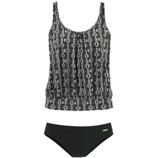 LASCANA Tankini Damen Schwarz 42 Cup D