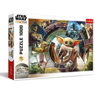 Trefl - Star Wars The Mandalorian, Die Reise von Grogu - Puzzle 1000 Teile - Puzzlespiel mit Serienfiguren, für Erwachsene und Kinder ab 14 Jahren