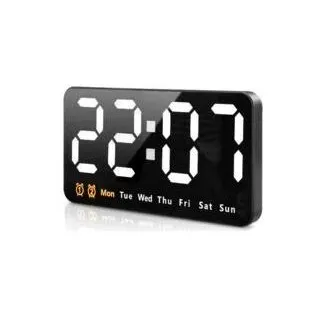 Große Digitale Led-wanduhr Mit 3 Einstellbaren Helligkeitsstufen