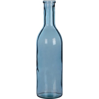 Mica Decorations Glasflasche Rioja 50 cm x Ø 15 cm Hellblau