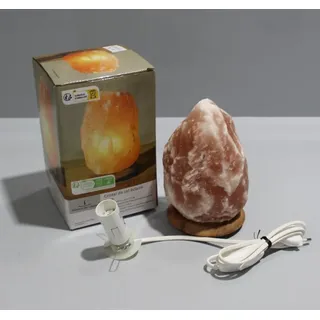 Wagner Life Salzkristall-Tischlampe Rock Orange 1 St.