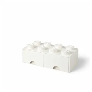 LEGO Aufbewahrungsbox LEGO Brick Drawer 50 x 18 cm 8-tlg. weiß