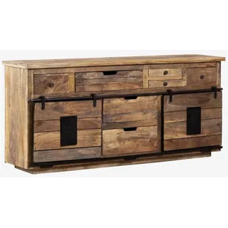 Uain Sideboard aus Mangoholz Mango-Holz - Sklum
