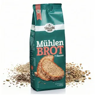 Bauckhof Bio Mühlenbrot 7-Saaten Mix - glutenfrei (6x500g) 3000 g
