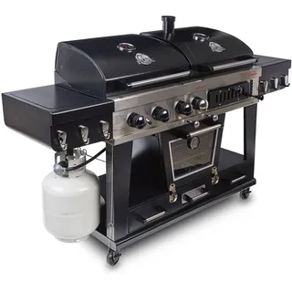 Pit Boss Memphis Ultimate Gas- und Holzkohle-Kombi-Grill mit Smoker