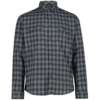 CMP Langarmhemd grau 54