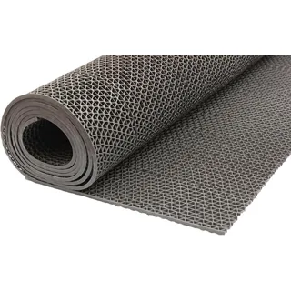 Bodenmatte in 4 Farben Saunaläufer Duschmatte Antirutschmatte Meterware 90 und 120 cm (120cm Grau)