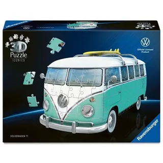 Ravensburger 3D Puzzle Iconics: Volkswagen T1 Chrom Edition