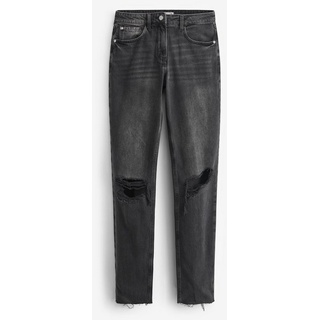 Next Straight-Jeans Dad-Jeans mit geradem Bein im Relaxed Fit (1-tlg) schwarz 20