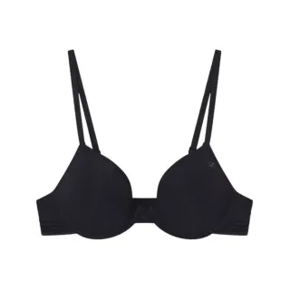 Emporio Armani für Damen. EW001838_AF19029 Schwarzer gepolsterter BH (95B), Heimtextilien, Polyamid