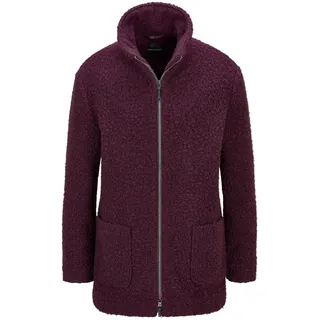 GOLDNER Blouson Stilvolle Kurzjacke mit Stehkragen Aubergine 42