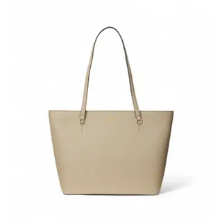 Lauren Ralph Lauren für Damen. 431924351004 Karly mittelgroße taupefarbene Crossbody-Tasche aus Leder (OSFA), Lässig
