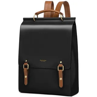 cnoles Casual Daypack Damen Rucksack Schwarz