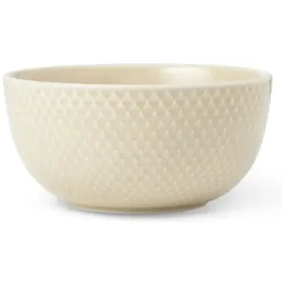 Lyngby Porcelæn Rhombe Earth Schale Beige 13 cm