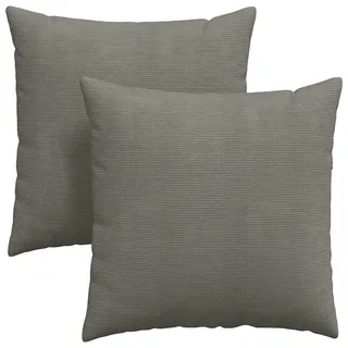 vidaXL Sofakissen 80 x 80 cm Hellgrau