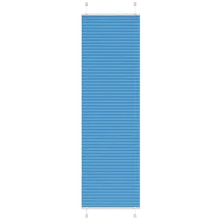 vidaXL Plissee Blau 65 x 200 cm Polyester