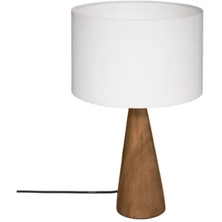 Atmosphera Aina 1-flg. Ø28 cm Holz/Weiß