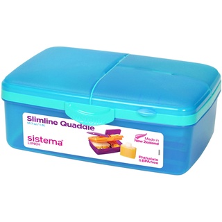 Sistema Slimline Quaddie Lunchbox, blau