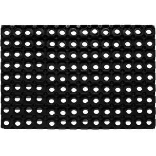 Schmutzfangmatte schwarz Gummi 80 x 120 cm