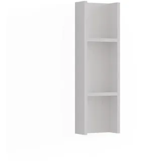 Vicco Regal Weiß, 20 x 65 cm mit 3 Ablagefächern, Vicco