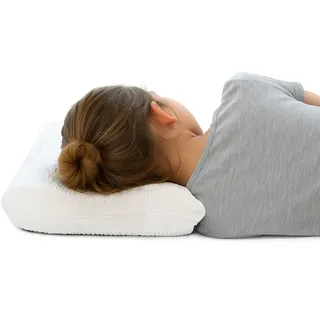 Sensana® Nackenstützkissen Junior – Orthopädisches Kissen für Kinder | Ergonomisches Kopfkissen, Aquacell®-Komfortschaum, Waschbarer Bezug, Für Jugendliche