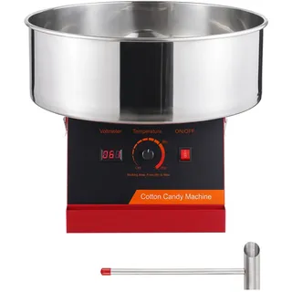 Uimoso Kommerzielle Zuckerwattemaschine für Partys, 1 kW, Rot