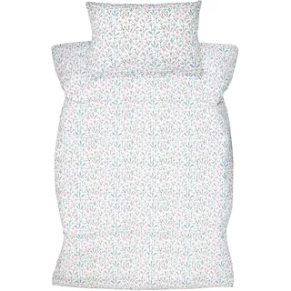 Amilian Kinderbettwäsche 100x135 Baby Bettwäsche Set Größe Babybettwäsche 135x100 mit Kissenbezug 40x60 100% Baumwolle Babybett Kinderbettwäsche 100x135 Jungen Mädchen Bettwaesche