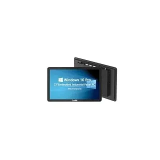 SunKol 27 inch Embedded Industrial Panel PC,10 Point Capacitive 1920 * 1080 Touch Screen,VESA Bracket,IP65 Computer for Automation,HDMI,2xLAN,4xUSB,6xRS232,VGA(I5-3210M,No RAM & Storage & System)