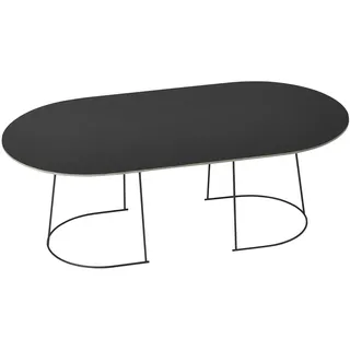 Muuto - Airy Couchtisch Large, Schwarz