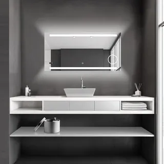DSK LED-Spiegel 'Silver Style' 120 x 60 cm
