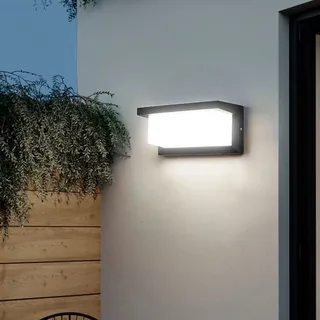 Solar-Wandleuchte, Bewegungsmelder, Wandleuchten fuer den Aussenbereich, wasserdicht, Hoflampe, Gartenlampe, 3 Lichtmodi fuer Veranda, Terrasse, Ho...