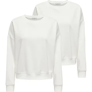 Only Sweatshirt Weiß XL