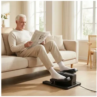sportnow Mini Ellipsentrainer Schwarz