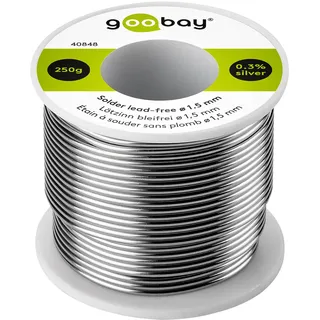 goobay Lötzinn bleifrei, ø 1,5 mm, 250 g 40848