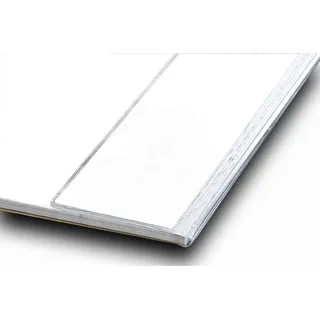 Kantenschutz für Schreibtischunterlagen | transparent + selbstklebend | Schutzleiste für Schreibunterlagen, durchsichtig - Schreibgefühl® Größe für DIN A3-42,0 cm lang
